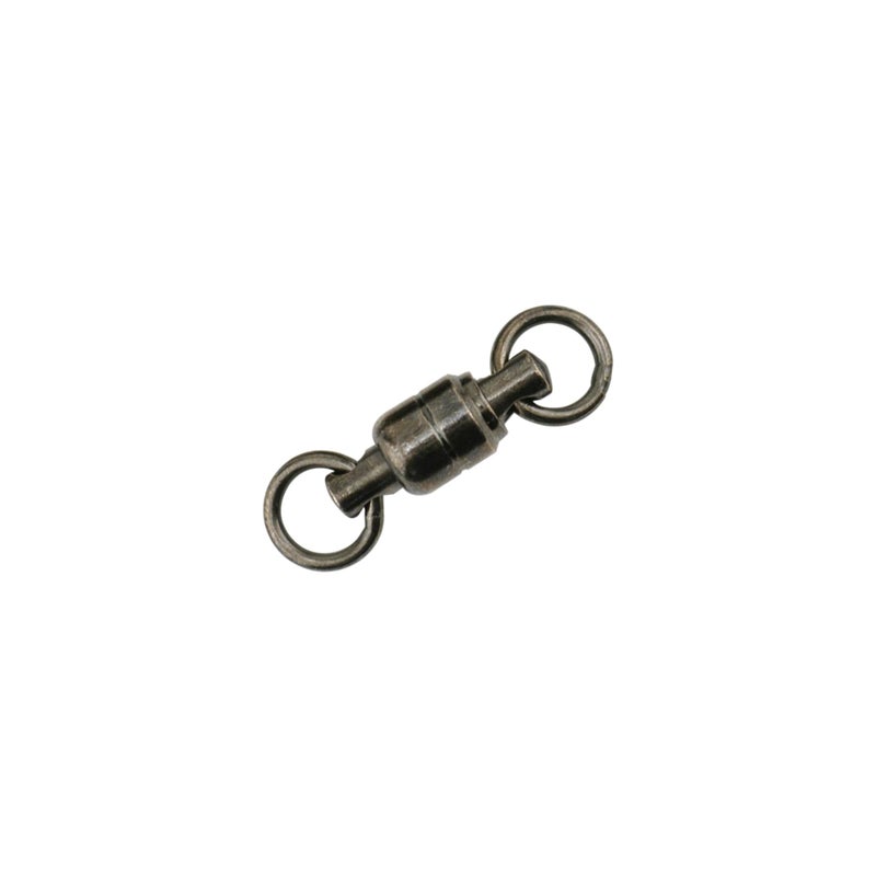 AFW Solid Brass Ball Bearing Swivels with Double Welded Rings, Size #5, 230 lb Test, Gunmetal Black, 50 pc - Image 2